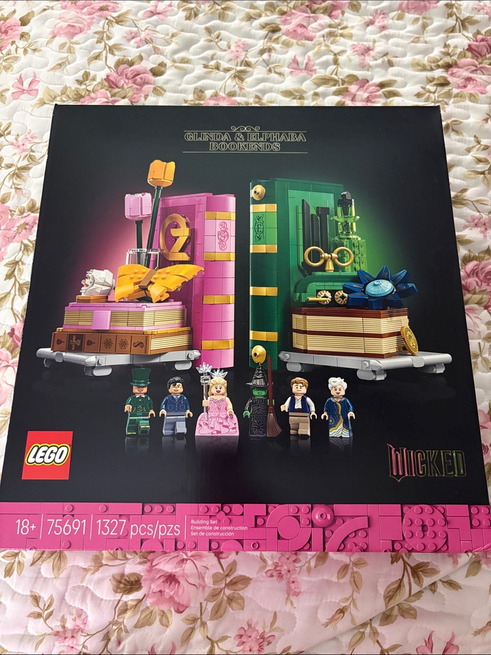 WICKED- LEGO Glinda & Elphaba Bookends